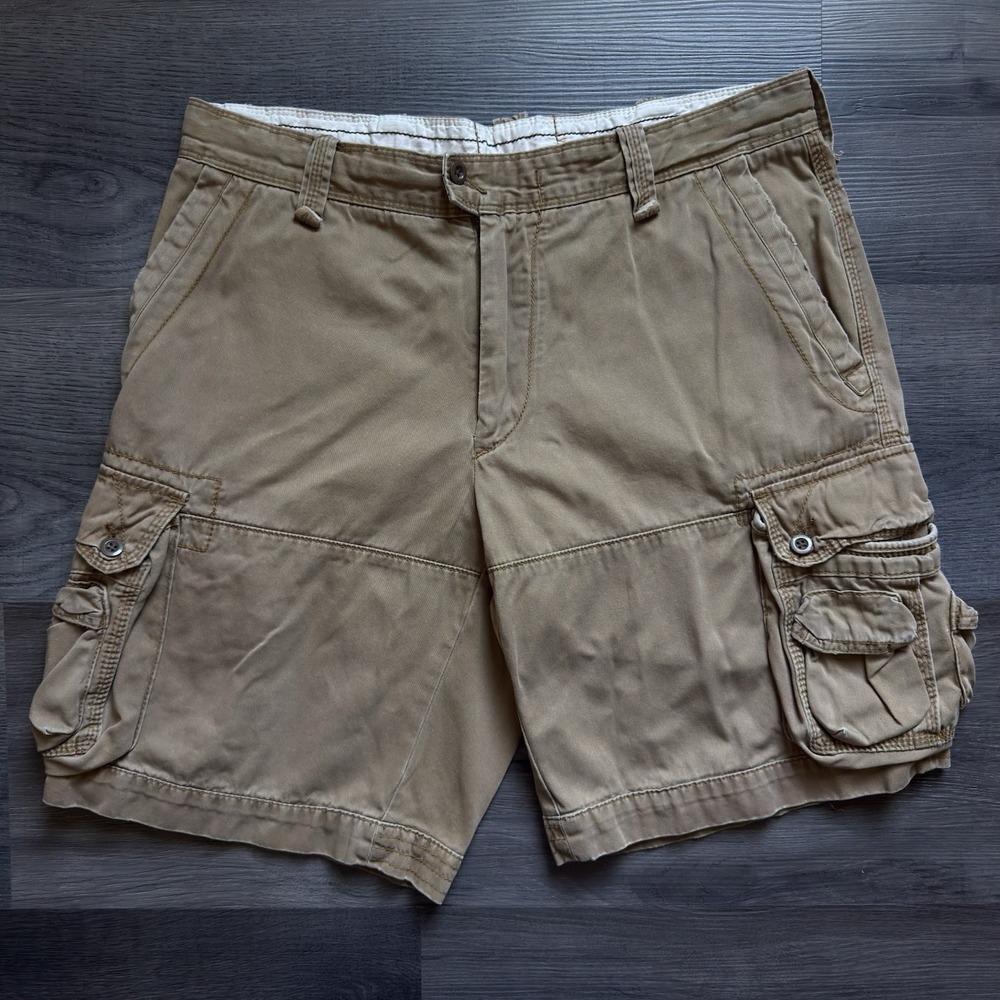 Vintage Y2K Polo Ralph Lauren Cargo Shorts Mens 36 Utility Military Outdoor